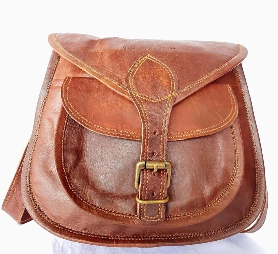 Soft Women Vintage Leather Cross body Messenger Bag Purse Tote Handbag Bag