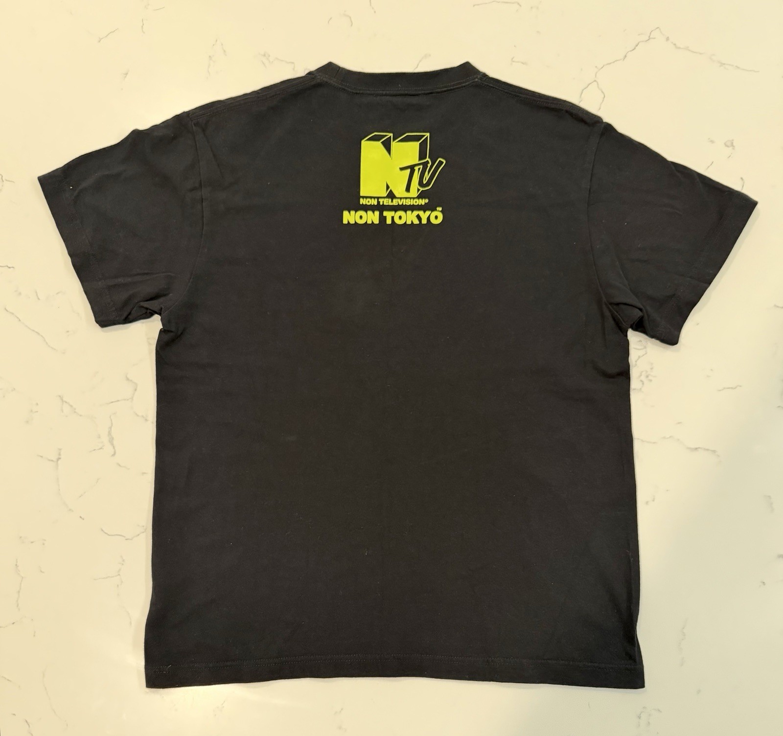 NON TOKYO Non Television Bear Graphic Tee Black Japanese Streetwear Tee