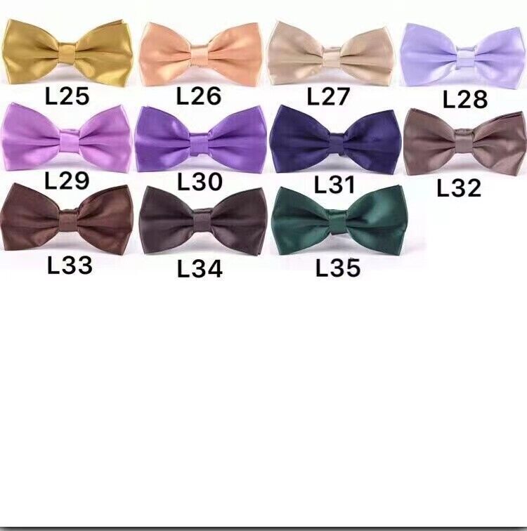 Mens Bow Tie Pre-tied Fashion Novelty Adjustable Tuxedo Bowtie Wedding Necktie