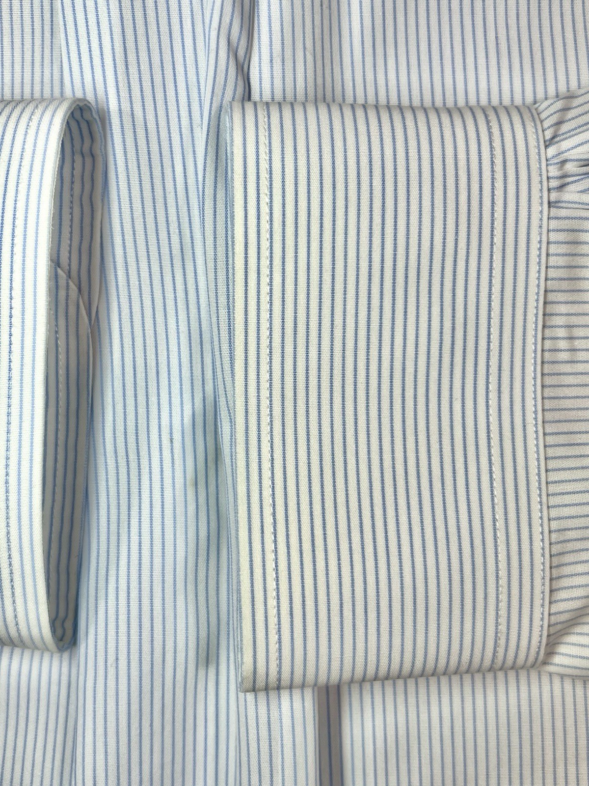 Brooks Brothers Men’s 16.5‑32 Regent Non Iron Supima Cotton Blue Stripe Shirt