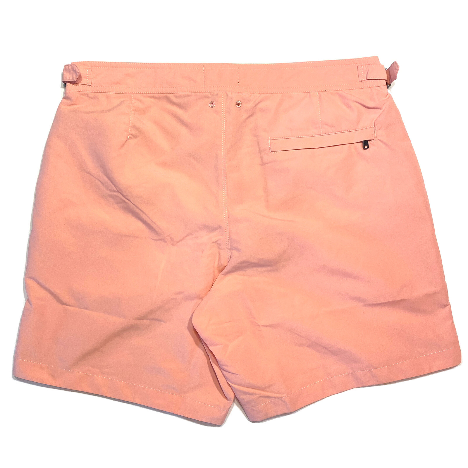 TODD SNYDER Mens 7in Tailored Swim Shorts Trunks Antique Coral Pink (MSRP $228)