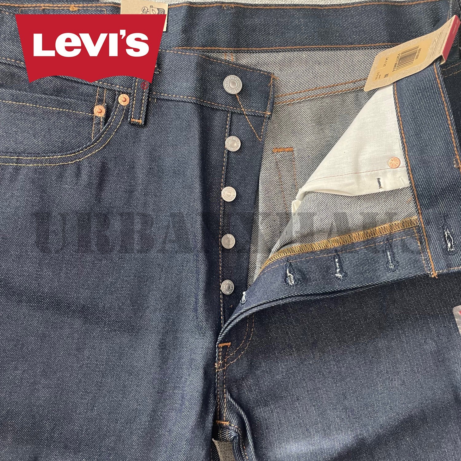 Levi’s 501 Original Shrink-To-Fit Men’s Straight Leg Denim Jeans (30 to 46)