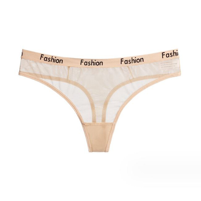 6 Packs Lot Womens Sexy Panties Thong G string High Cut Sheer Ladies Underwear
