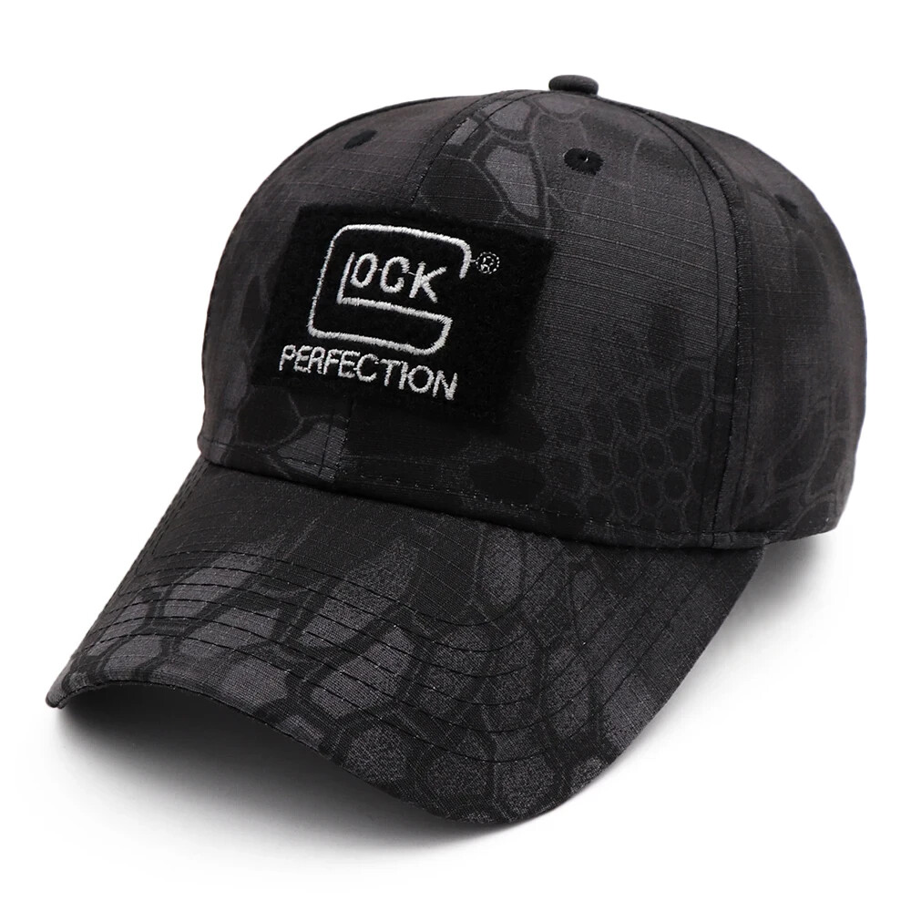 GLOCK PERFECTION CAPS. 10 COLOR CHOICES. BRAND NEW. RETAIL TAGS STILL ON HATS.