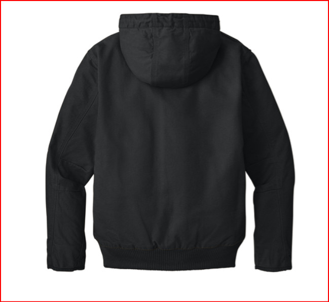 New CT104050 Carhartt® Washed Duck Active Jac Black in Package Large