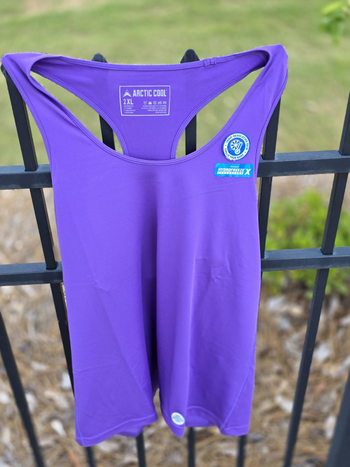 New In Package Arctic Cool Purple Womens Tank Top – Size 2XL Shirt Summer Pool