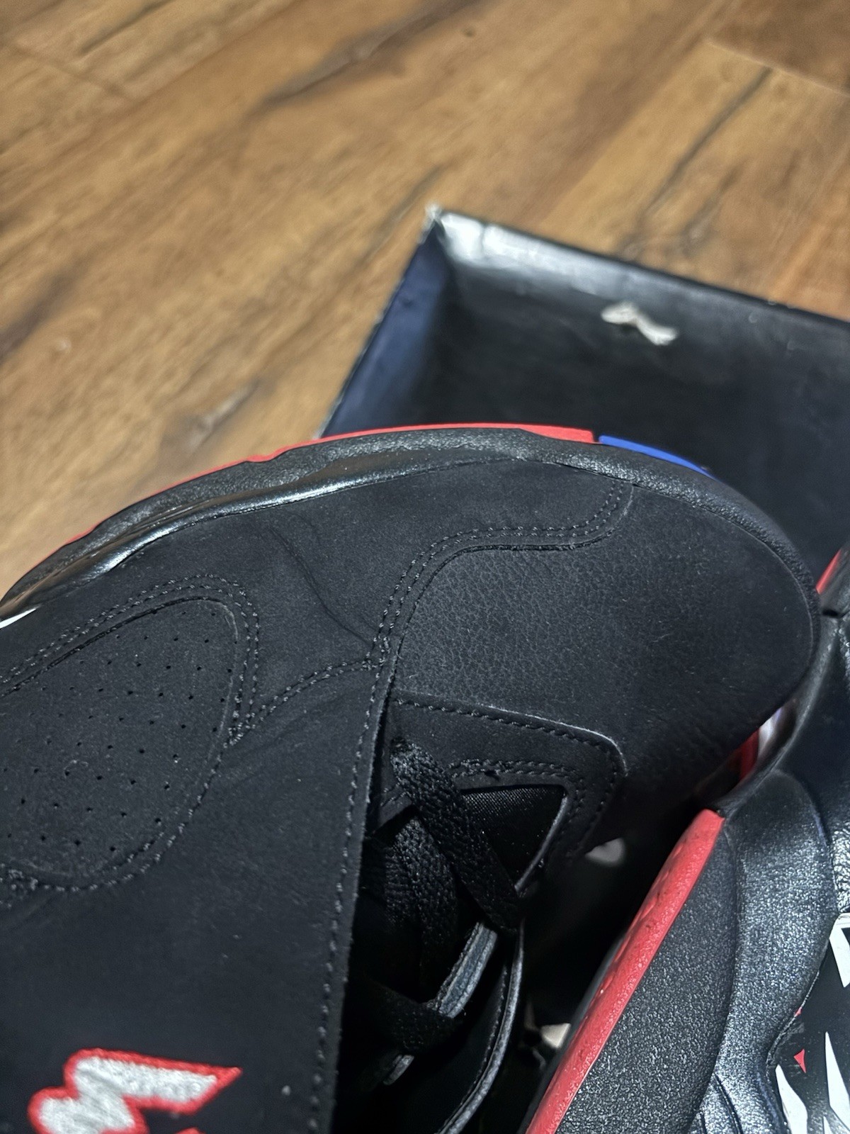Air Jordan 8 Playoff 2023 Size 12 Bred Red Thunder