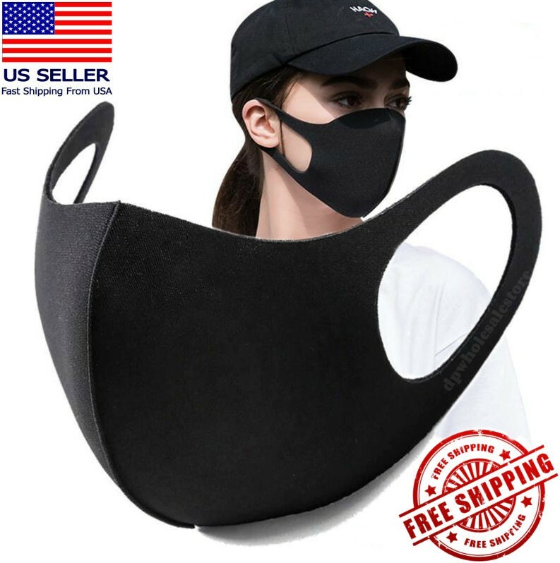3x Face Mask Reusable Washable Covering Masks Men Women Protective Unisex