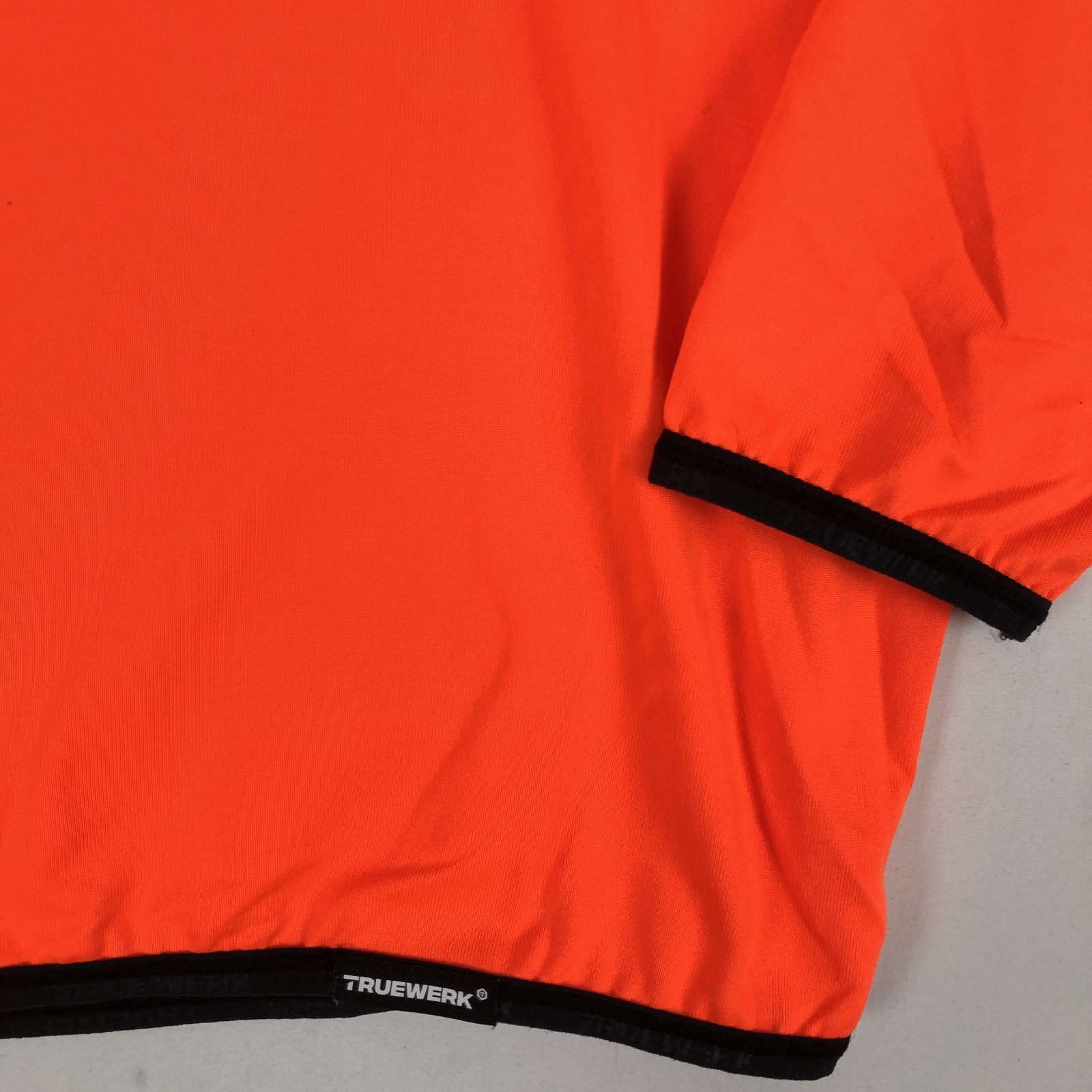 Truewerk T. 5 Werk Hoody Mens L Orange Performance Lightweight Workwear UV