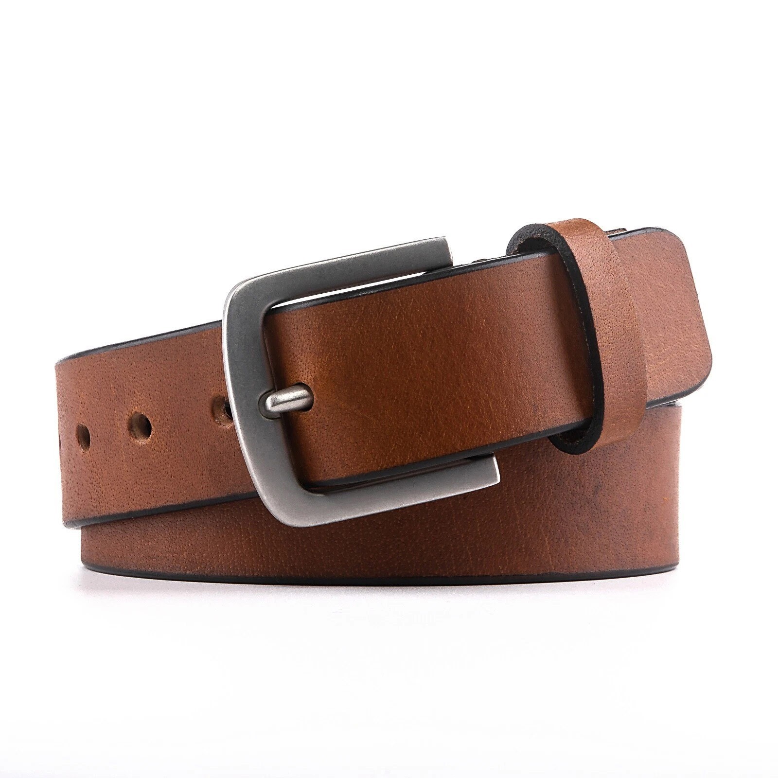 Men’s belts,Full Grain Genuine Leather Casual Dress Jeans Belts for Men