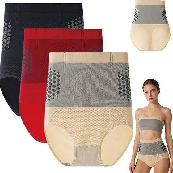 Fat Burning Yoga Pants 4 in 1 Micro Particle Sculpting Shorts Shaping Underwear