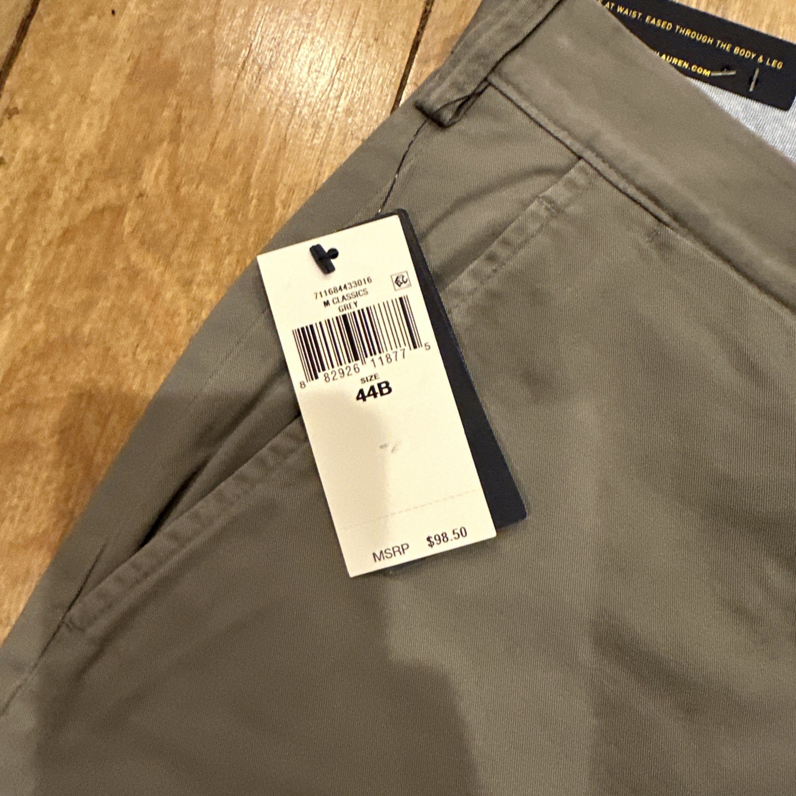 Polo Ralph Lauren Shorts Classic Stretch Fit 44B Mens Gray Preppy NWT 9in NEW