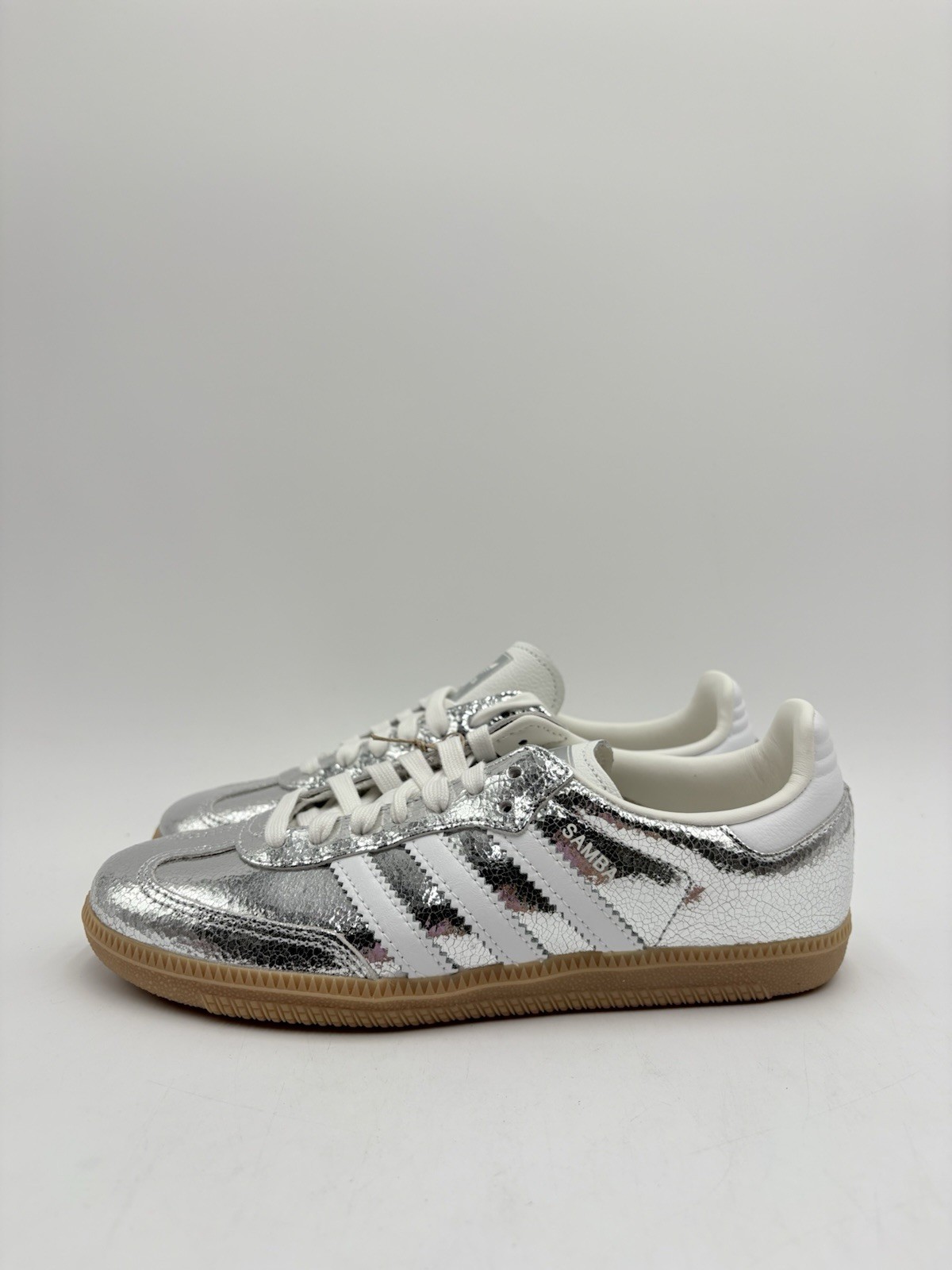 Adidas Samba Women’s OG Originals Multiple Sizes Cracked Metallic |JR0035|