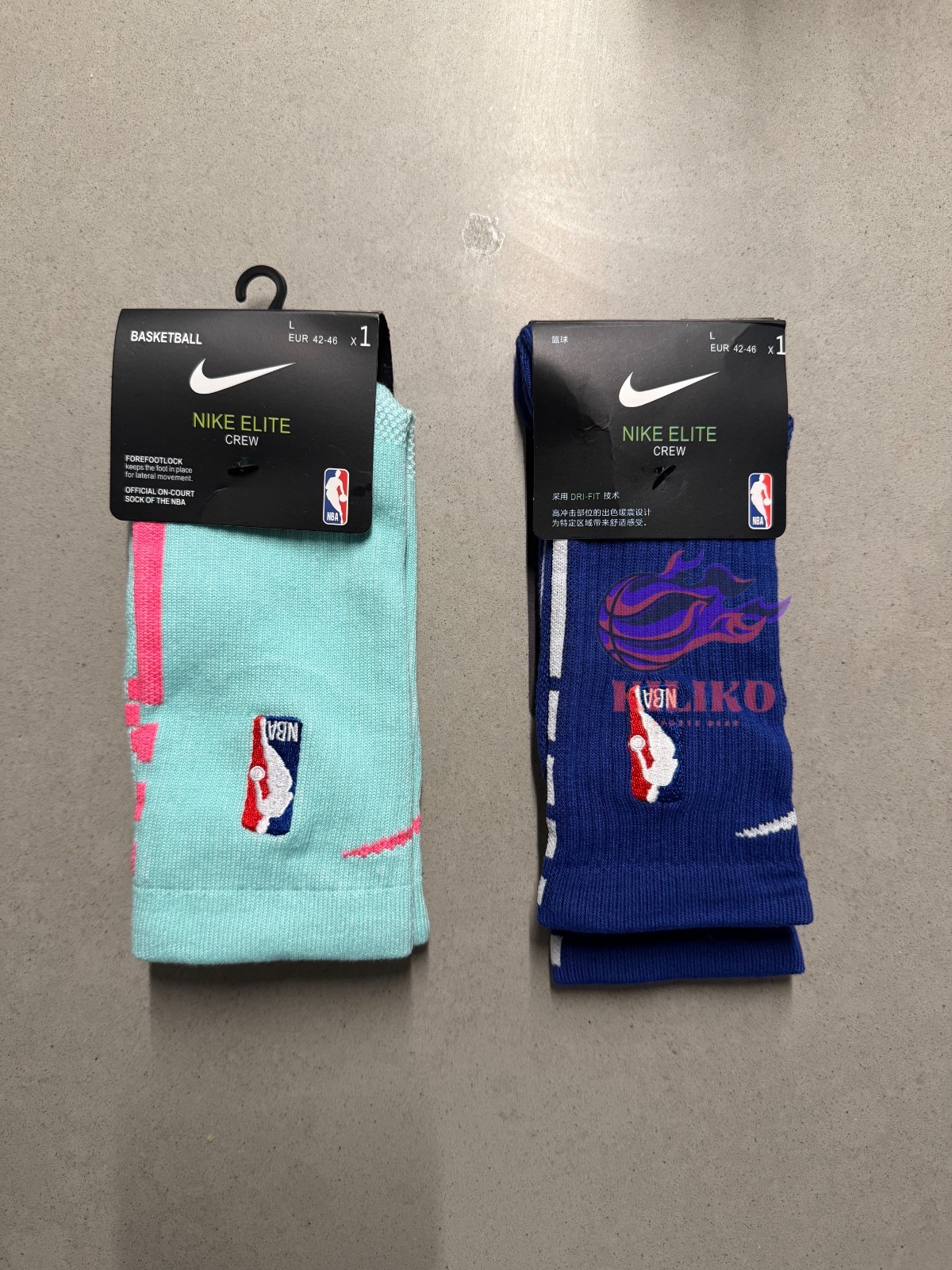 Nike Elite NBA Crew Socks DRI-FIT Mid Crew Size Large **Many Colors**