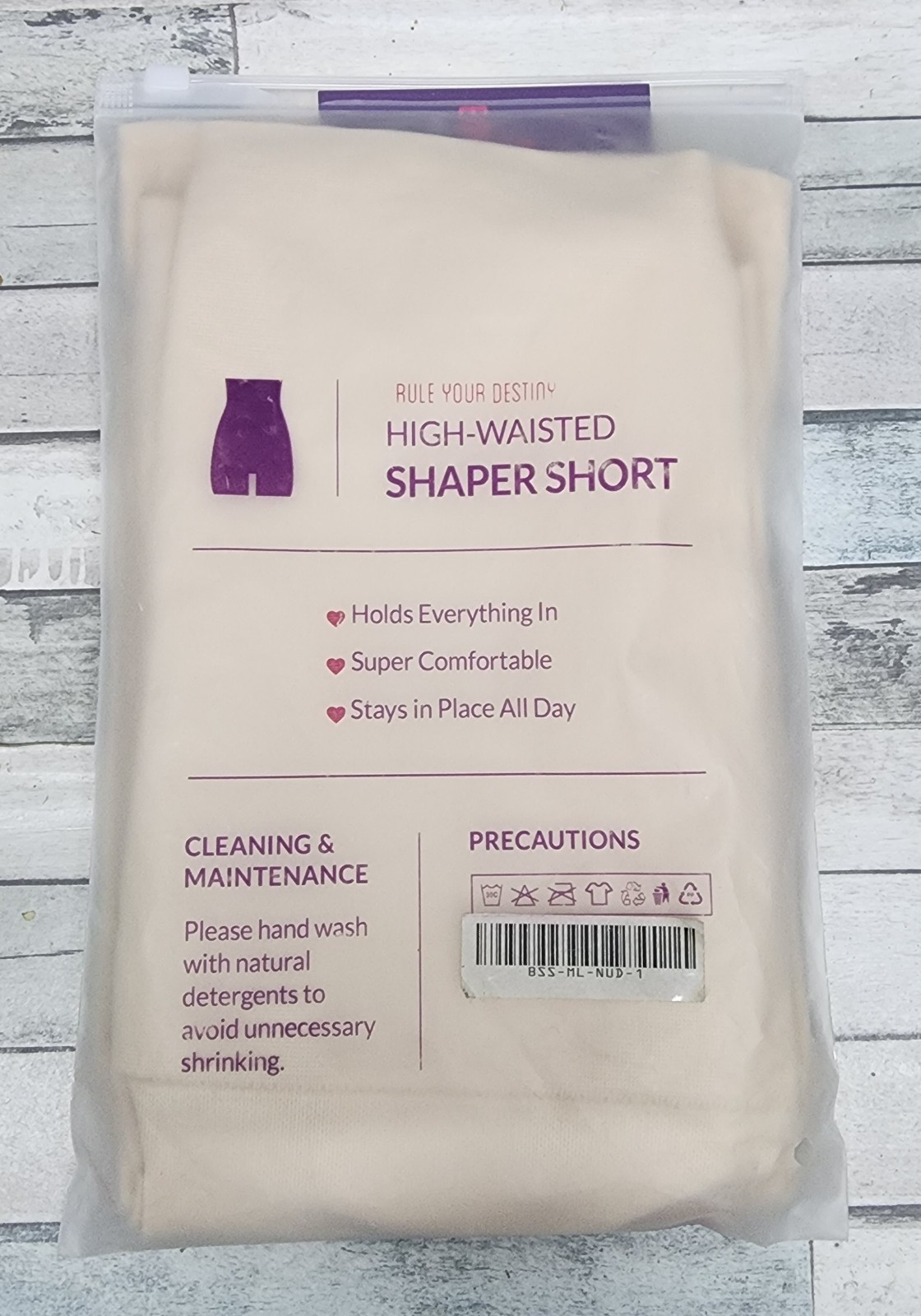 Empetua By Shapermint High Waisted Shaper Shorts M/L Shapewear New