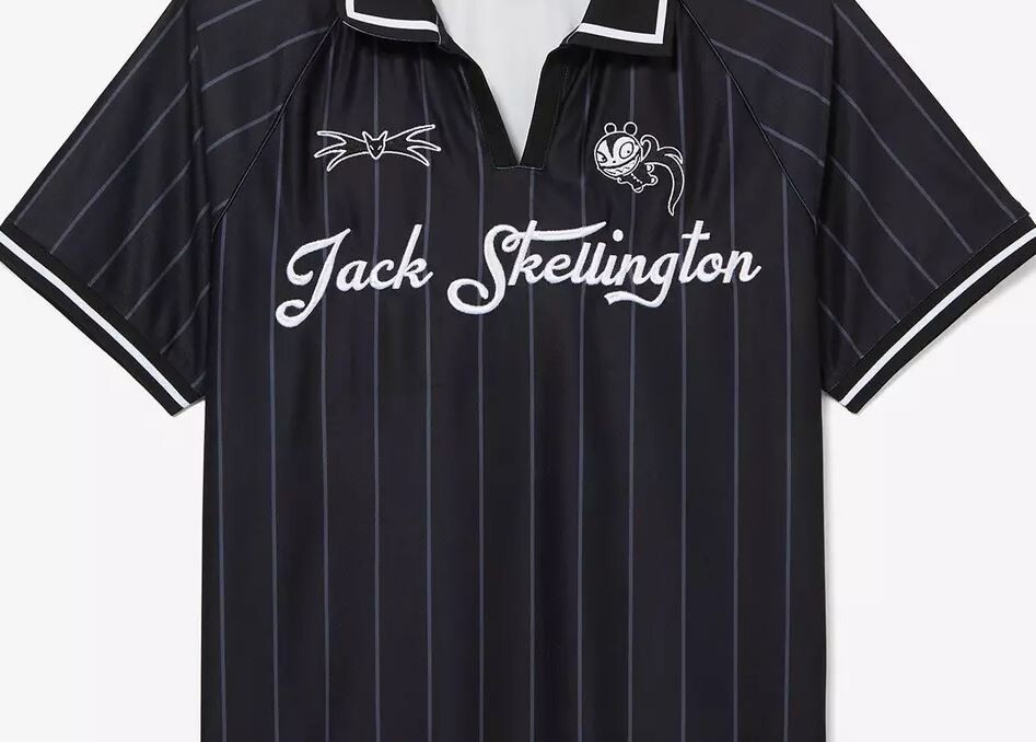 Disney Nightmare Before Christmas MEN’S LARGE Jack Soccer Jersey BoxLunch NEW!
