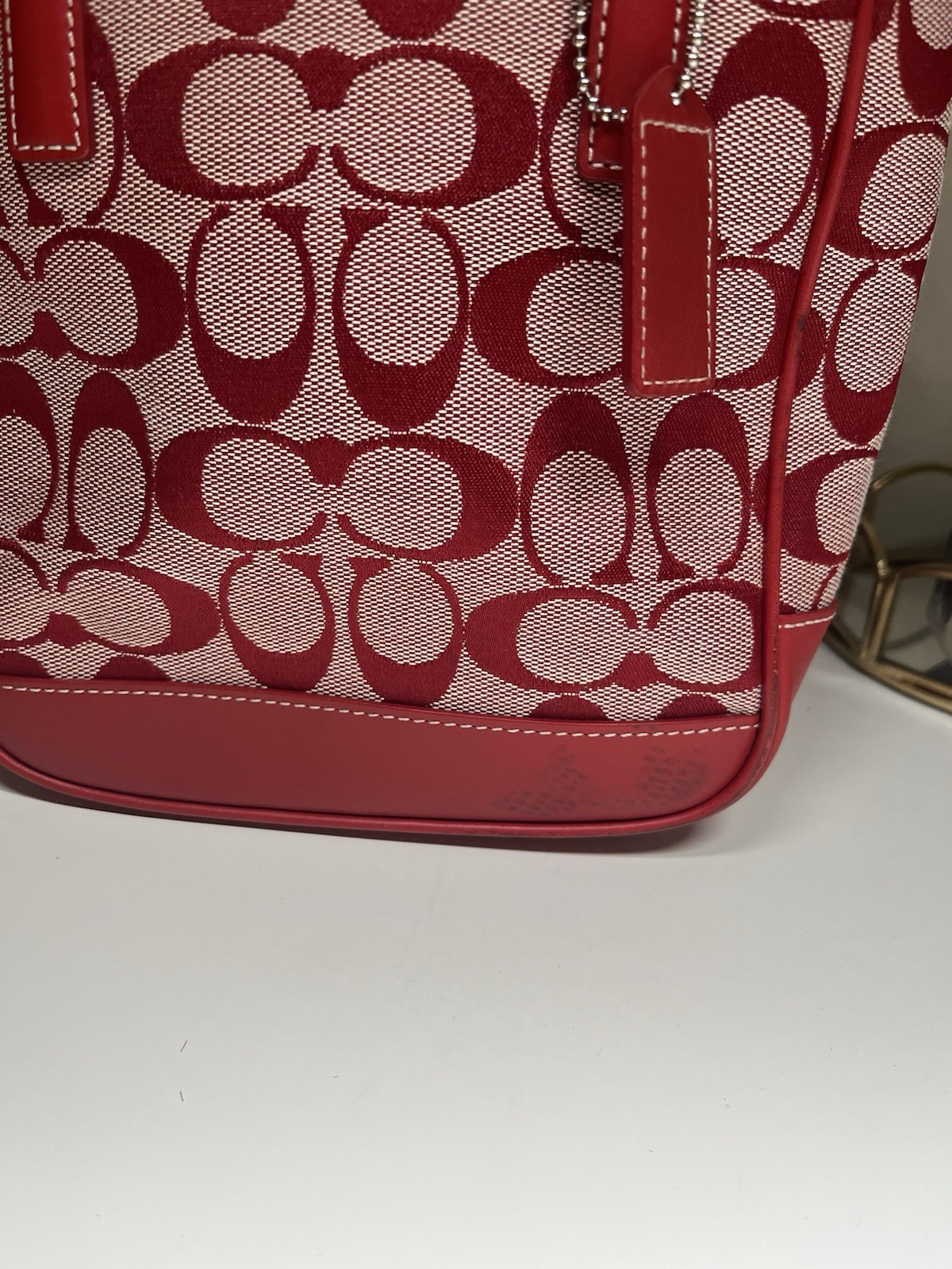 coach vintage mini lunch tote