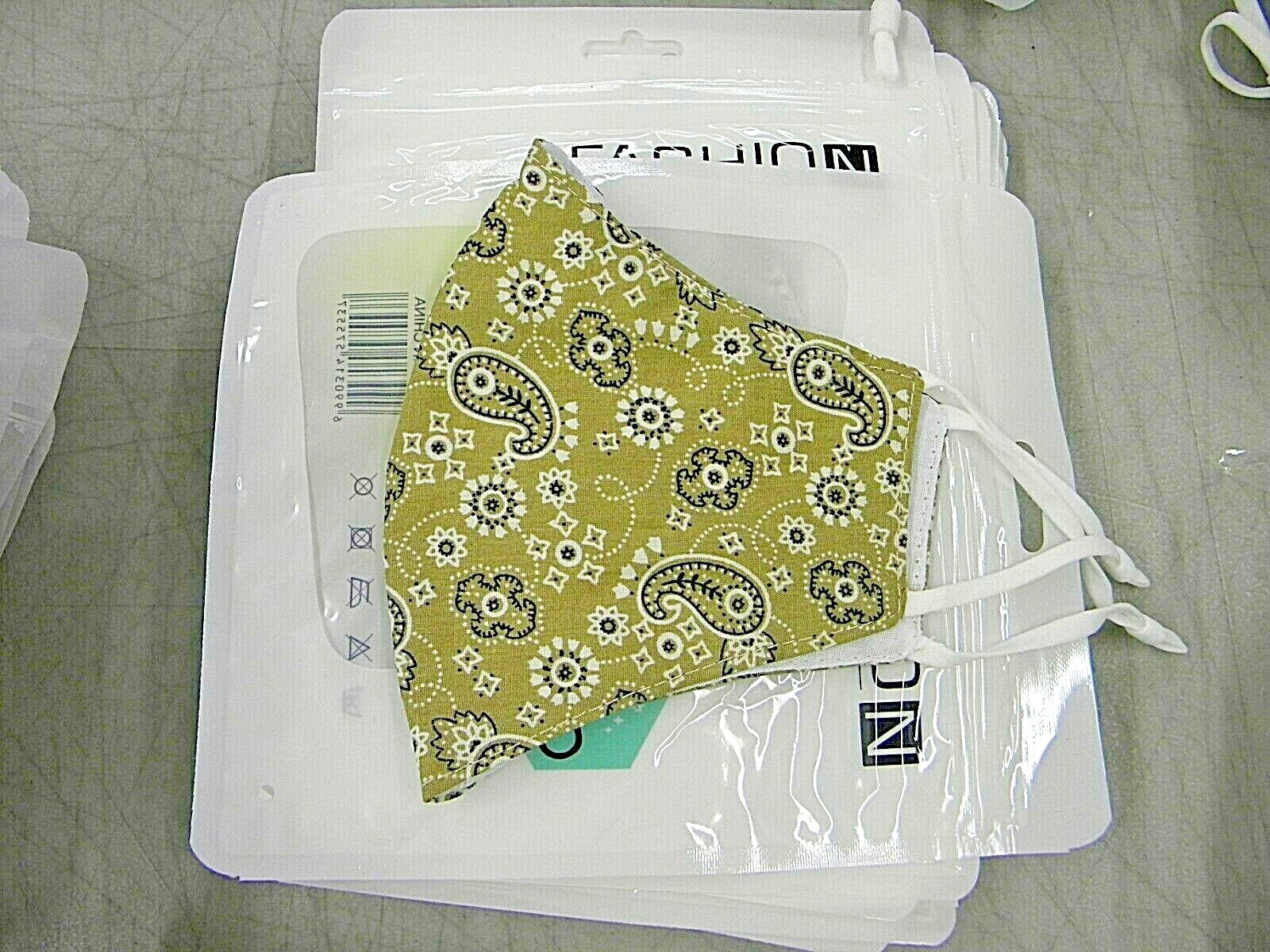 ADULT FASHION MASK FACE COVER WASHABLE REUSABLE ASST PRINTS FREE SHIP FROM USA