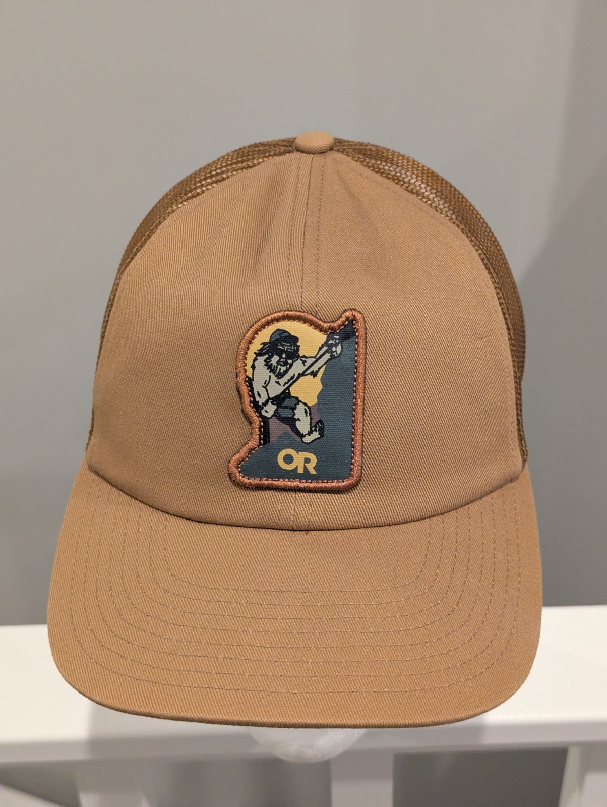 Outdoor Research (Sasquatch) Squatch Trucker Lo Pro Cap Hat Patch Snapback Mesh