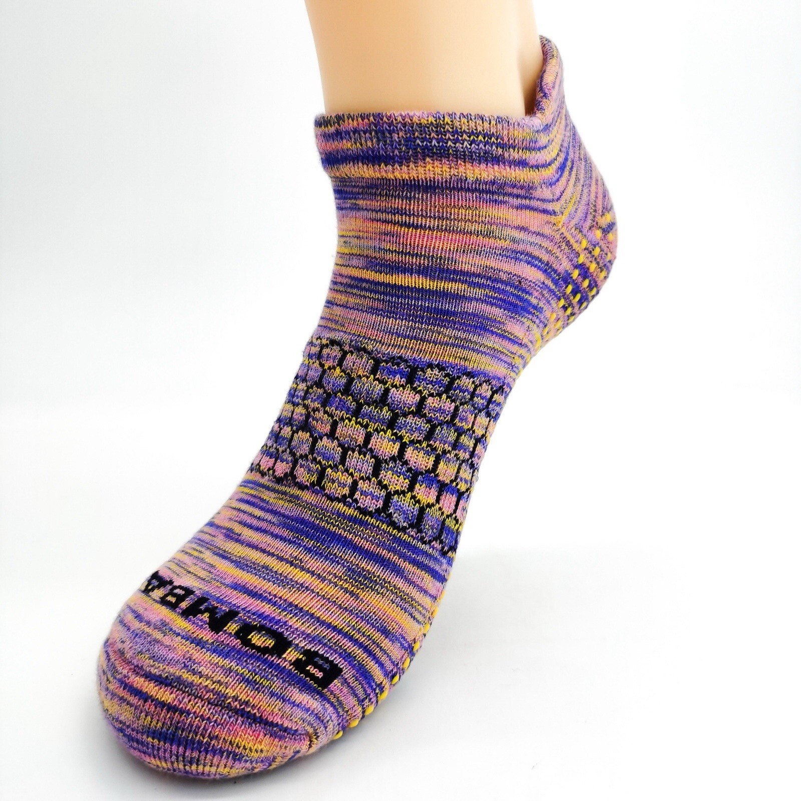 4 pairs BOMBAS Women’s Performance Gripper Honeycomb Ankle Socks size M 6-10