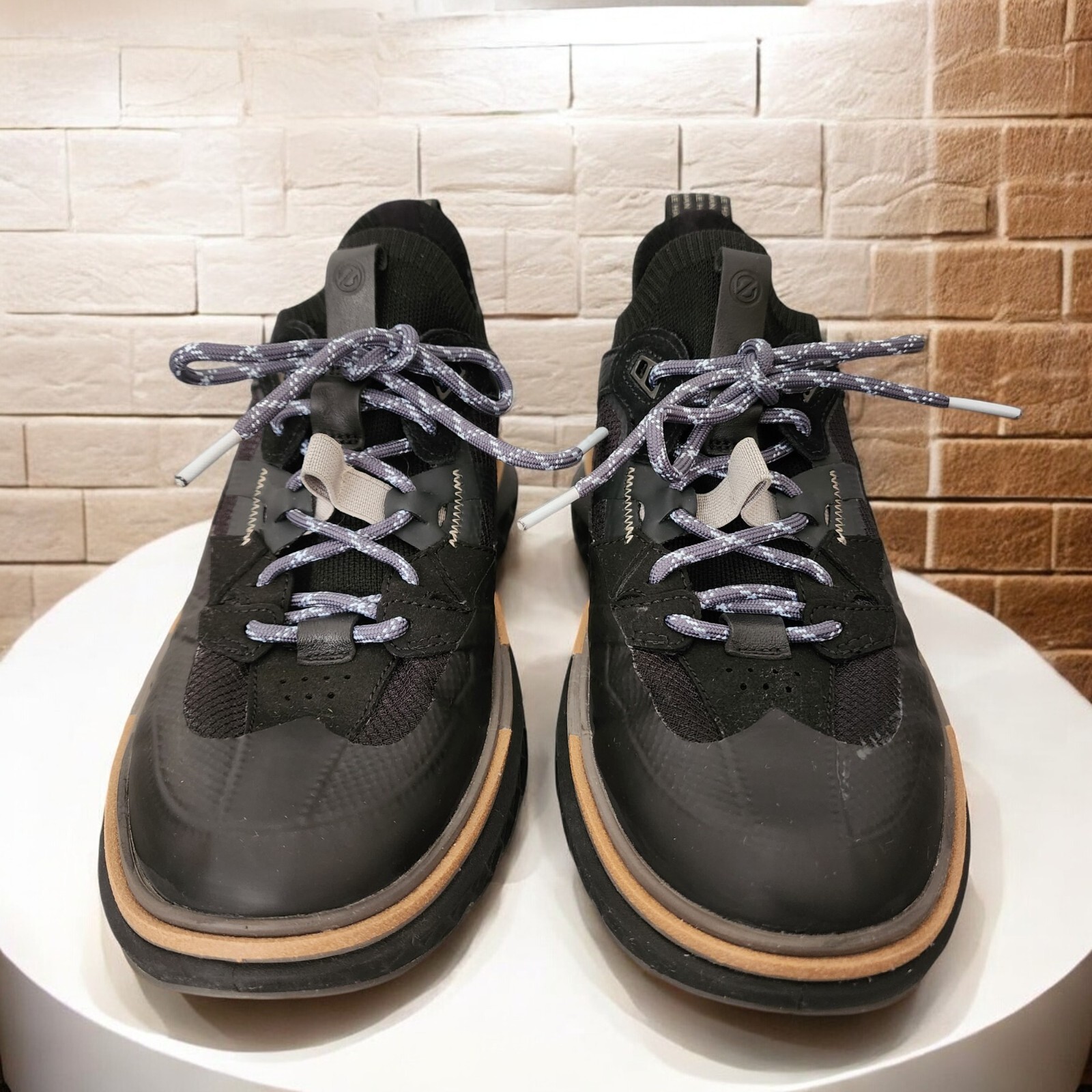 COLE HAAN 5.ZEROGRAND WRK Women’s Shoes 8.5 B Black Dark Pavement Gray Brown