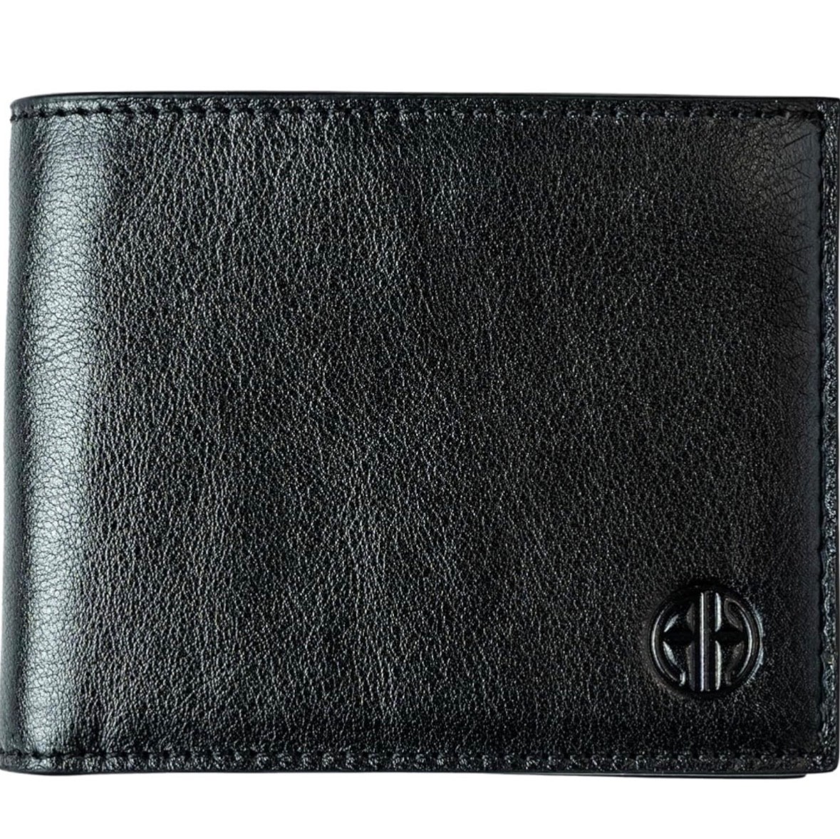 AZURAHIDE Full Grain Leather Wallets for Standard Bifold Size, BLACK