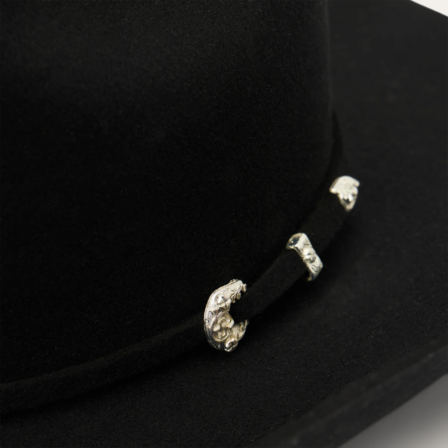 Stetson® 4X Duncan Black Felt Hat 4 1/4″ BRIM With Free Hat Brush