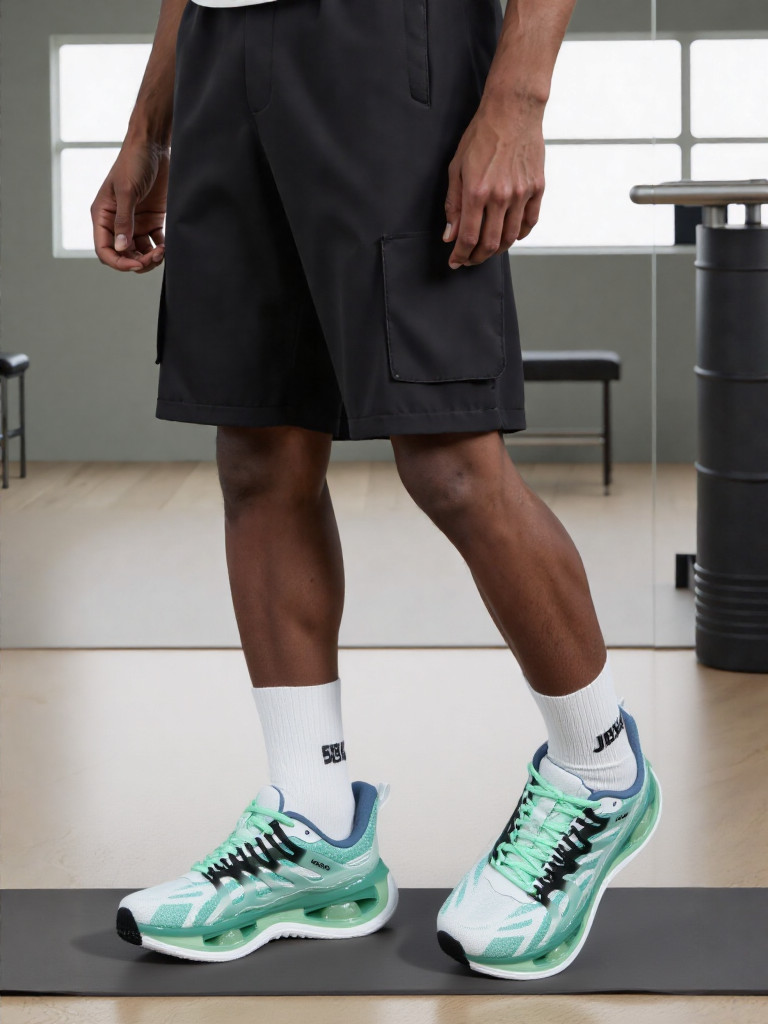 Lightweight Breathable Mint Green Running Sneakers for Daily & Athletic Wear