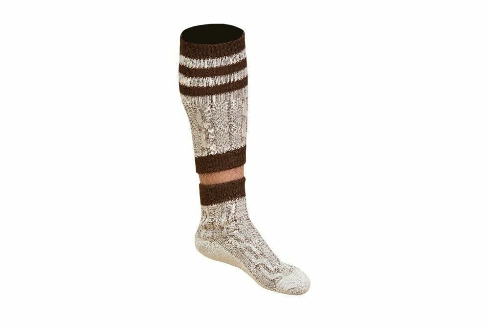 Men New Scottish Irish Highland Long Kilt Hose Socks Green White Black All sizes