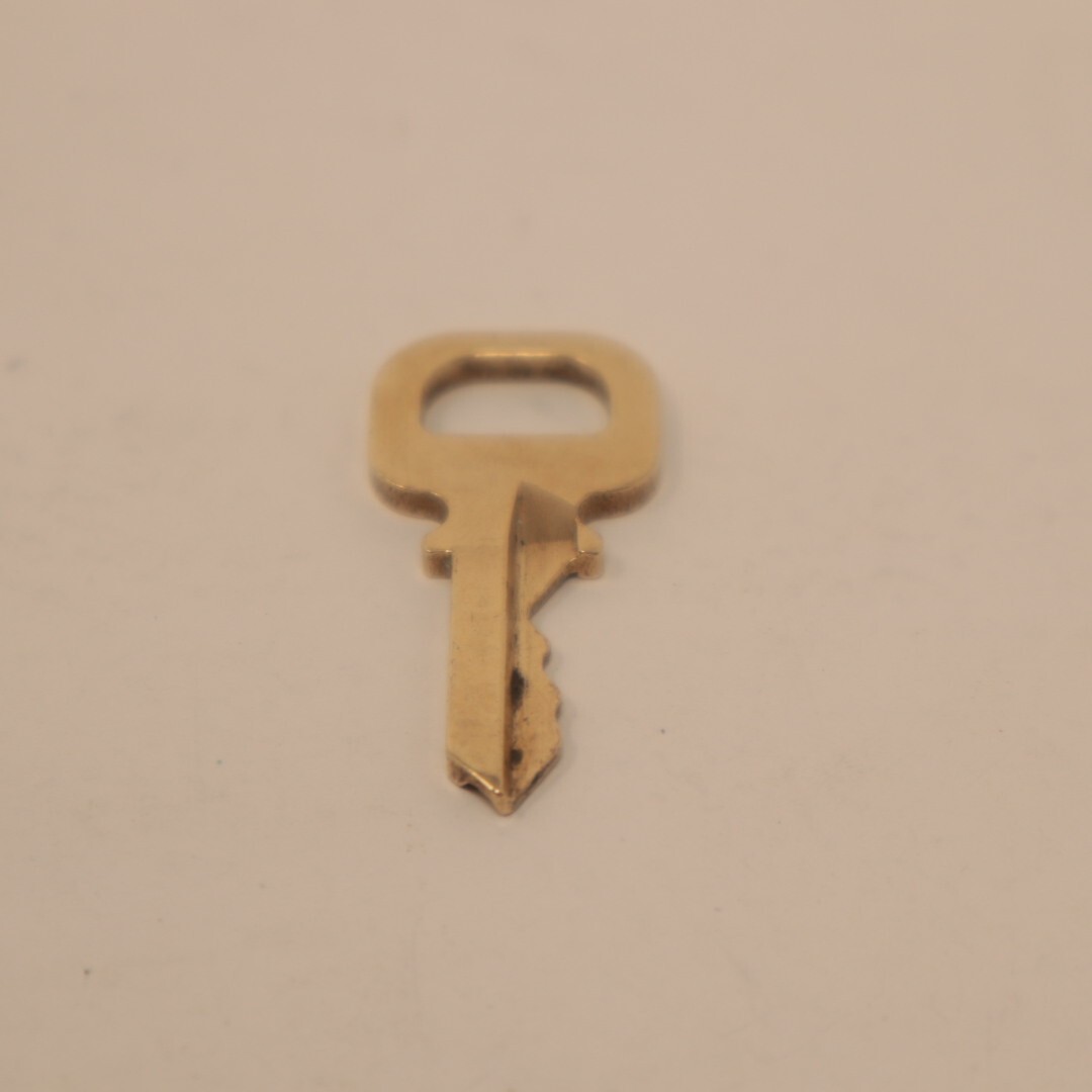 LOUIS VUITTON PadLock Lock & Key Brass Gold Authentic Number random Japan