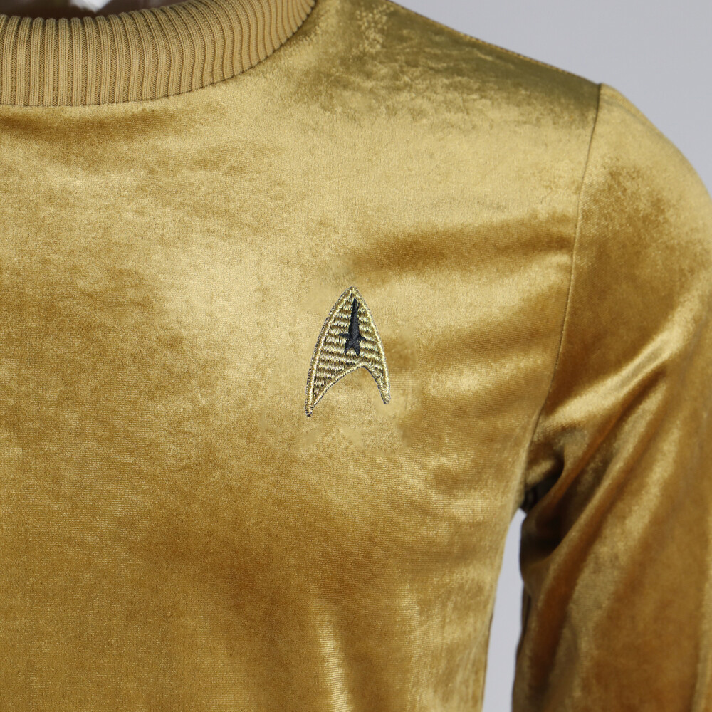 TOS Captain Pike Kirk Top Shirts The Original Series Cosplay Starfleet Uniforms