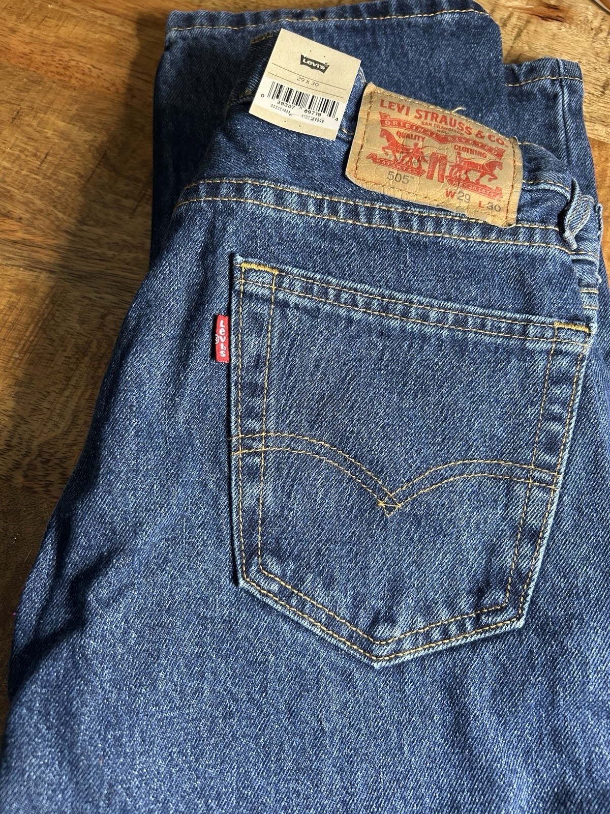 Levi’s 500 Series Men’s Blue Denim Jeans Regular Fit Mid Rise StraightZ#2