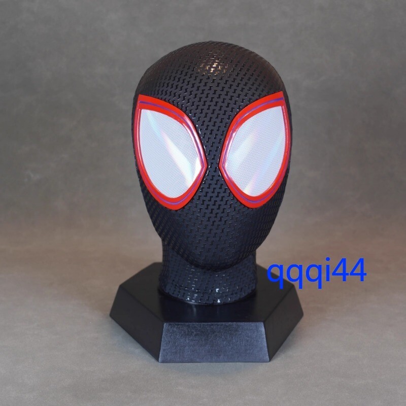 Spider Man Crossover Universe Miles Morales Mask Helmet Faceshell Eyes Gift New
