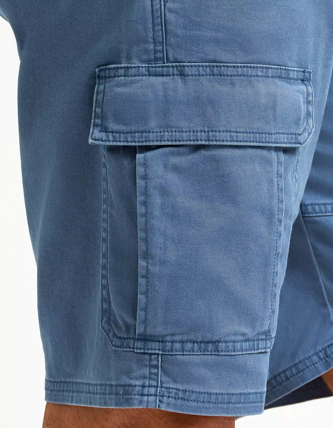 Wrangler Cargo Shorts Men’s Five Star 10 in. Stretch Above Knee Blue CHOOSE SIZE