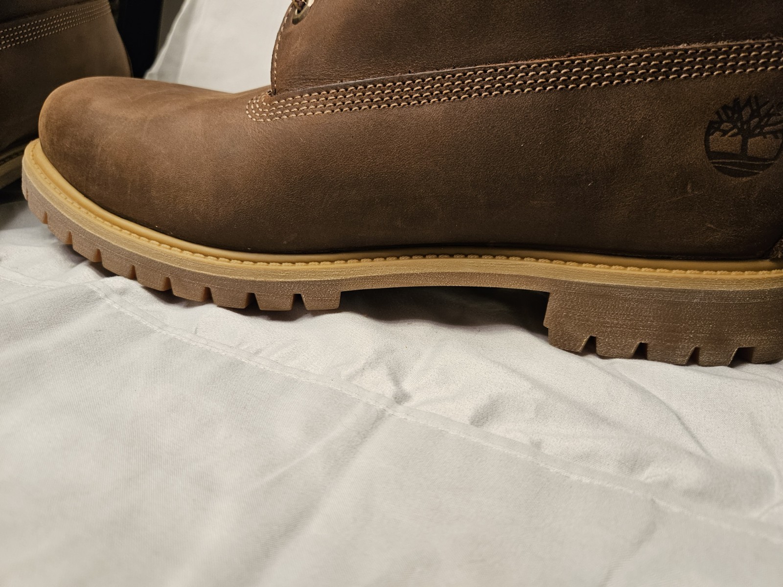 Timberland Heritage 6″ Premium Waterproof Boots TB027097 Brown Mens Size 13M Box