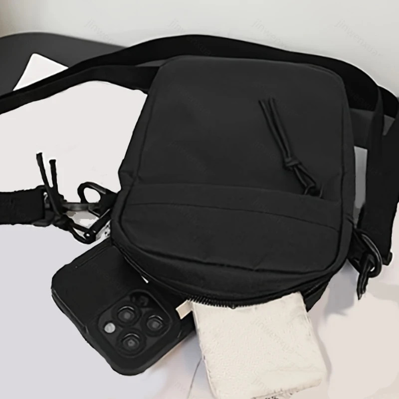 Unisex Crossbody Bag Solid Color Lightweight Shoulder Phone Bag Small Pouch
