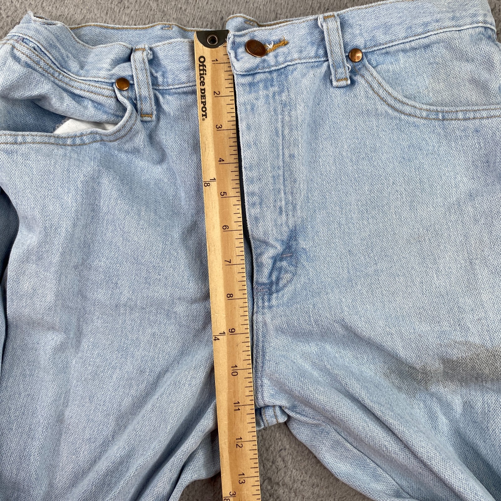 Wrangler Jeans Mens 32×31 Blue Cowboy Cut Slim Fit Denim Western Rodeo 936GBH