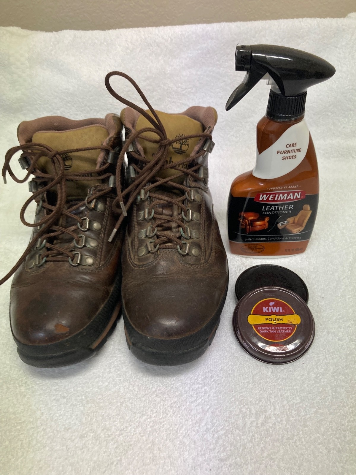 Timberland leather boots Madsen model mens 9M brown 95100