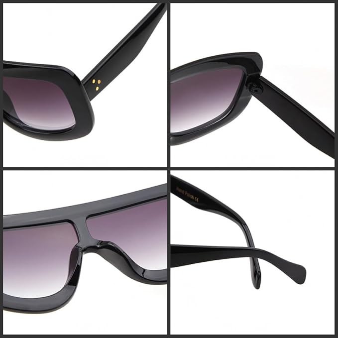 Women Sunglasses Fashion Luxury Oversized Shades One Piece Style Lentes Gafas