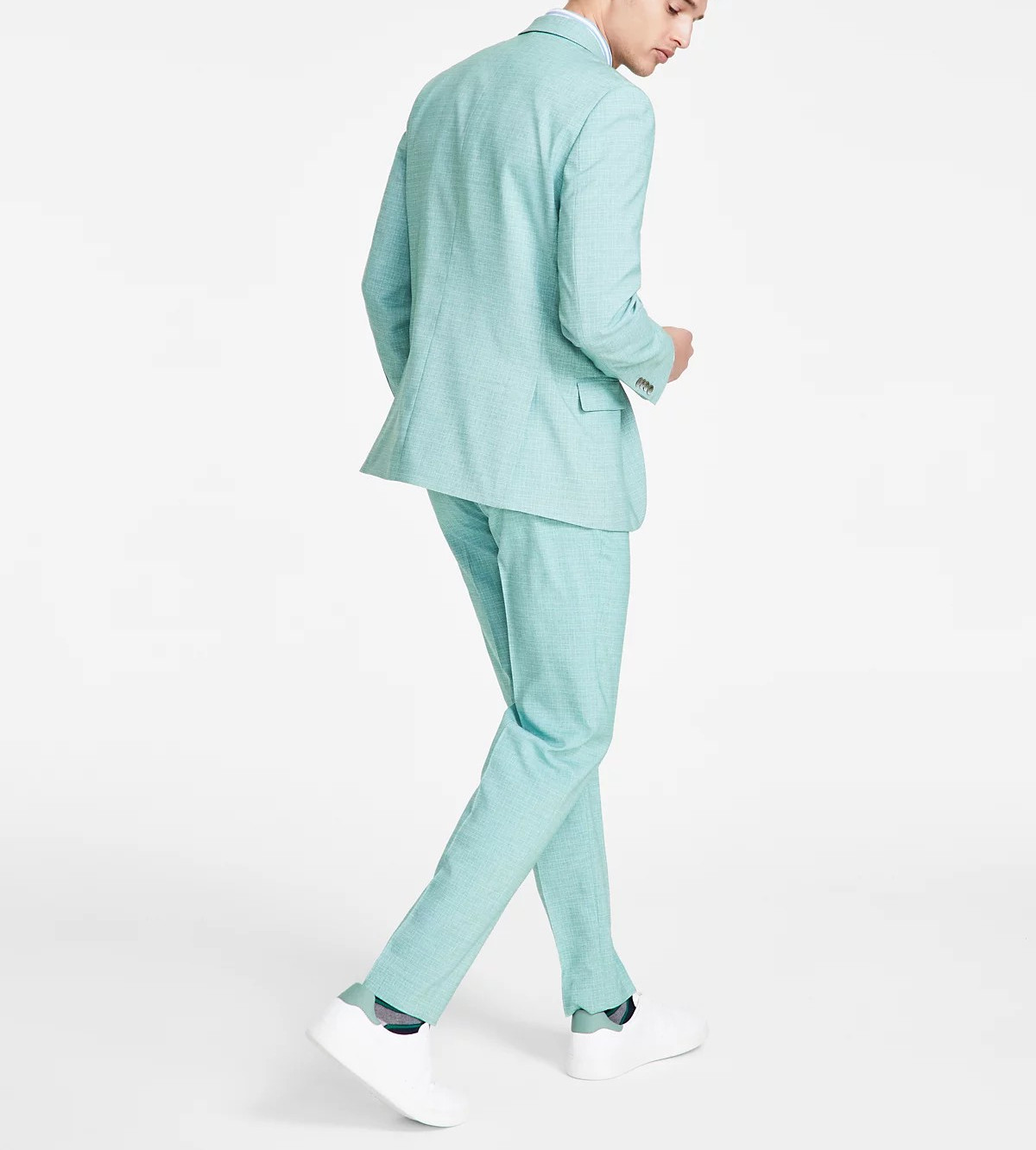 Nautica Men’s Modern-Fit Seasonal Cotton Stretch Suit MSRP $395