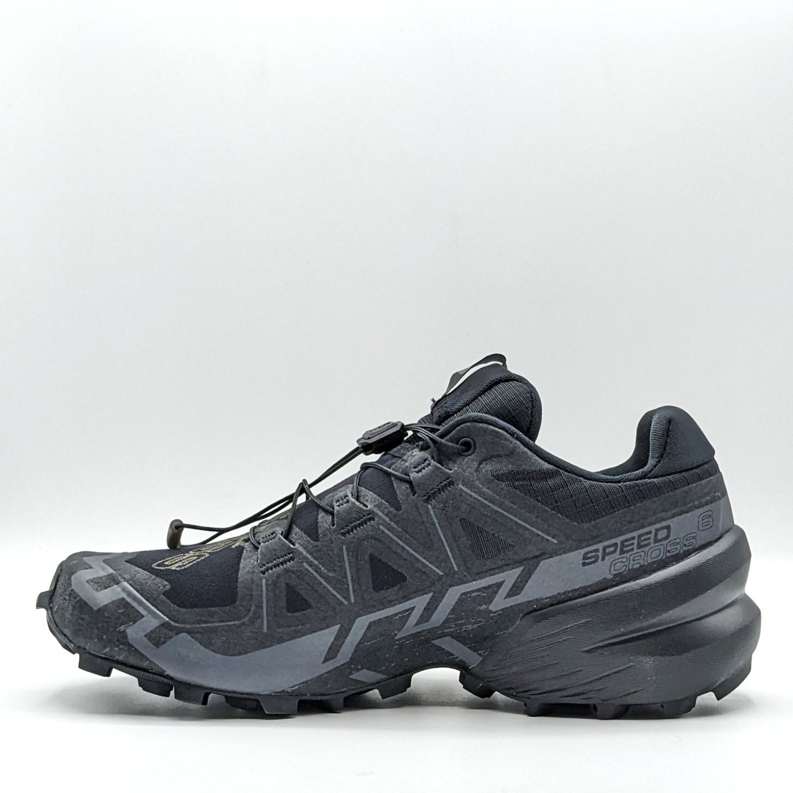 Salomon “Speedcross 6” Women’s Moderate Terrain Running Shoe (Black/Phantom) 8.5