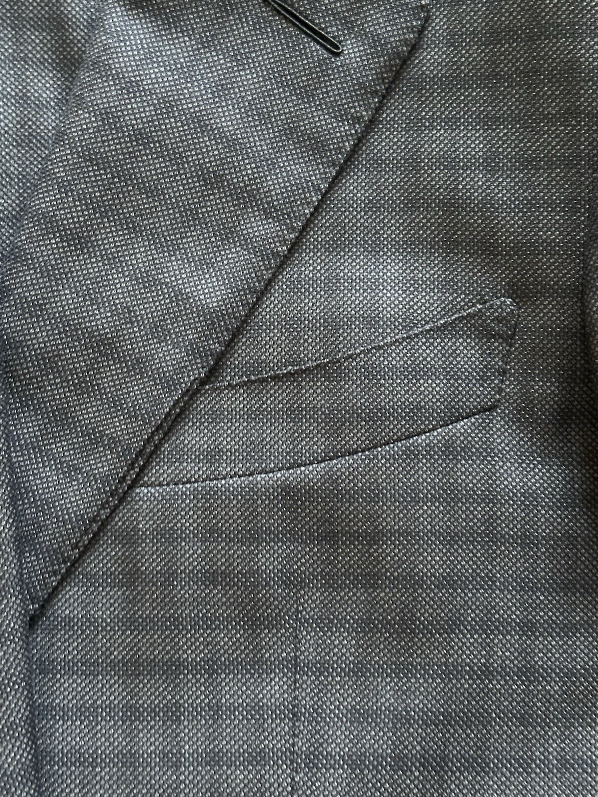 $4.8k NWT TOM FORD Grey Check 44R eu54 2 pc Windsor Wool Silk Mohair suit ITALY