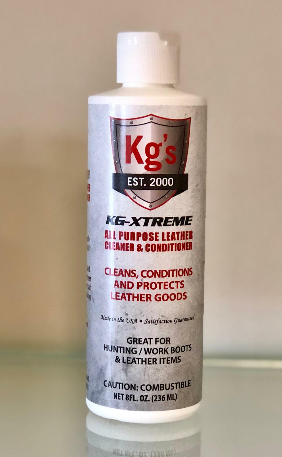 KG’s kg-xtreme all purpose leather cleaner & conditioner 8 fl.oz (236 ml) NEW !