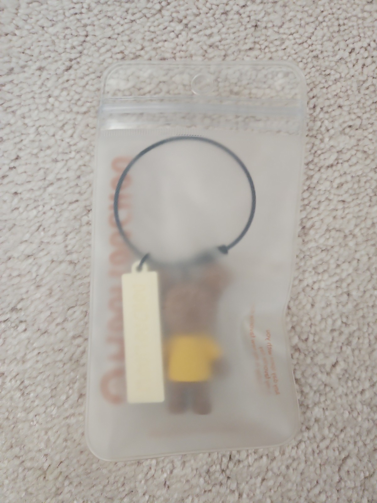 Moumouchou Keychain Brown Bear