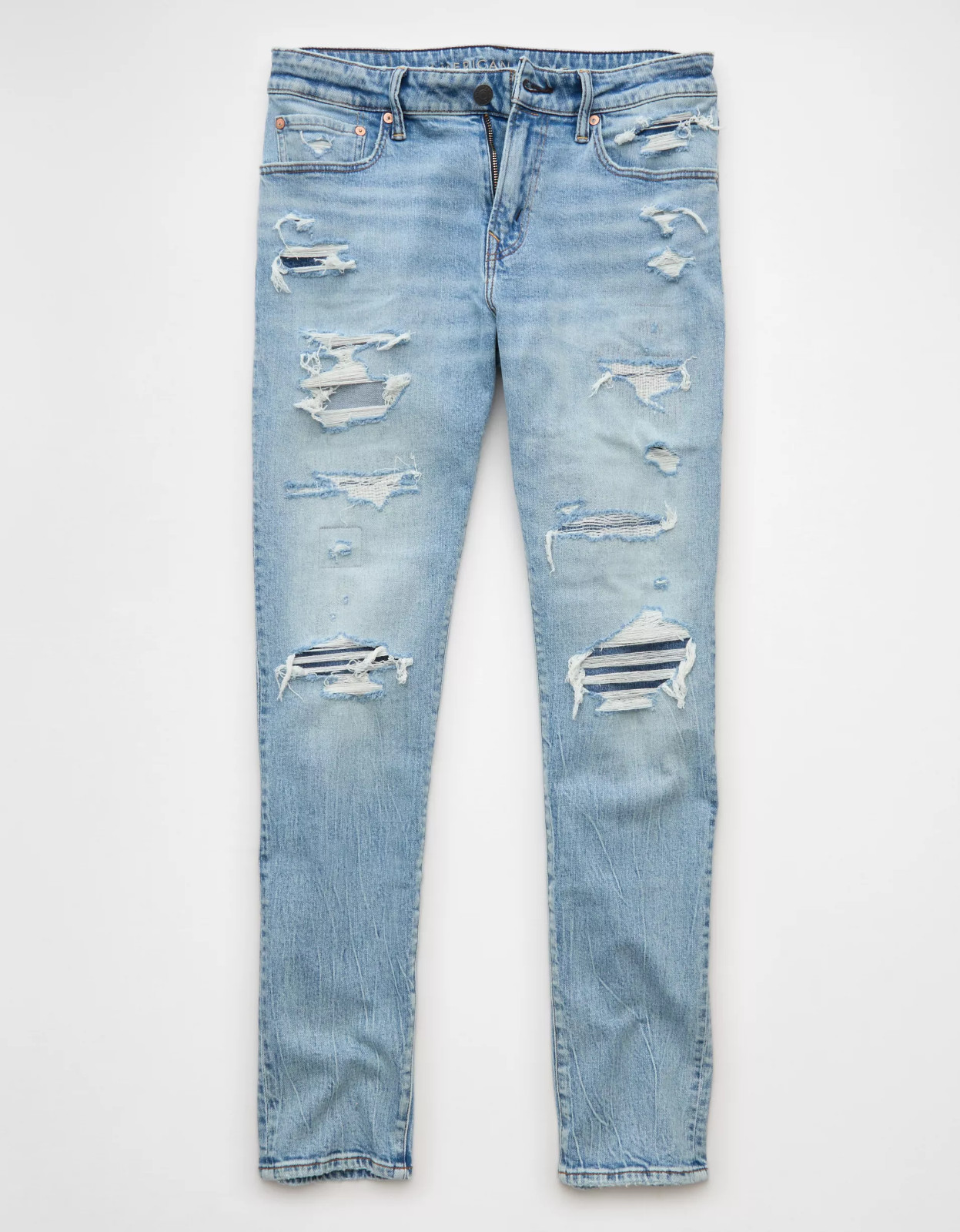 American Eagle AirFlex Plus Patched Athletic Fit Jean