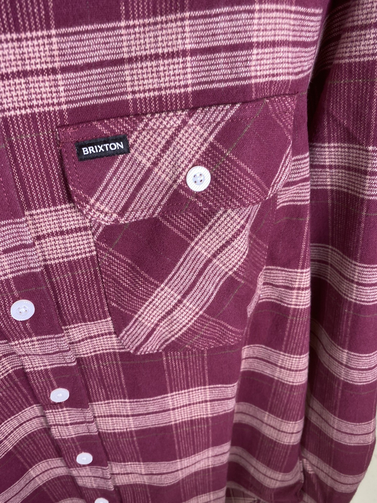 Brixton BOWERY L/S Stretch X Flannel Sizes S, M, L, XL, XXL – Various Colors-New