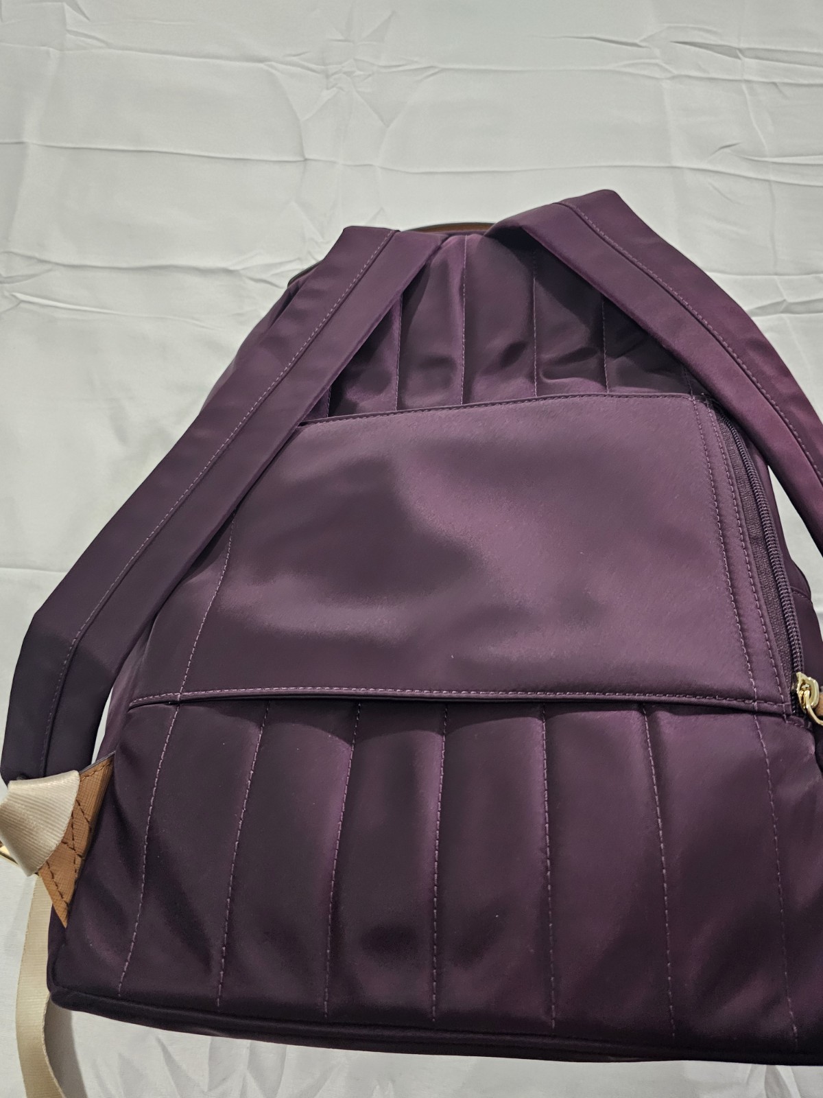 Michael Kors Burgundy Kelsey Nylon Backpack ~ LIGHT WEAR ~