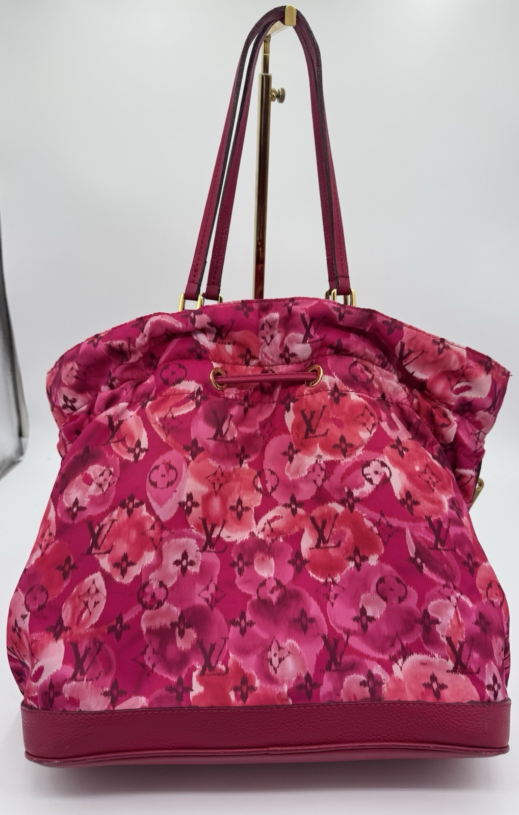 Louis Vuitton Noefull Limited Edition Indian Rose Monogram lkat Floral Nylon Bag
