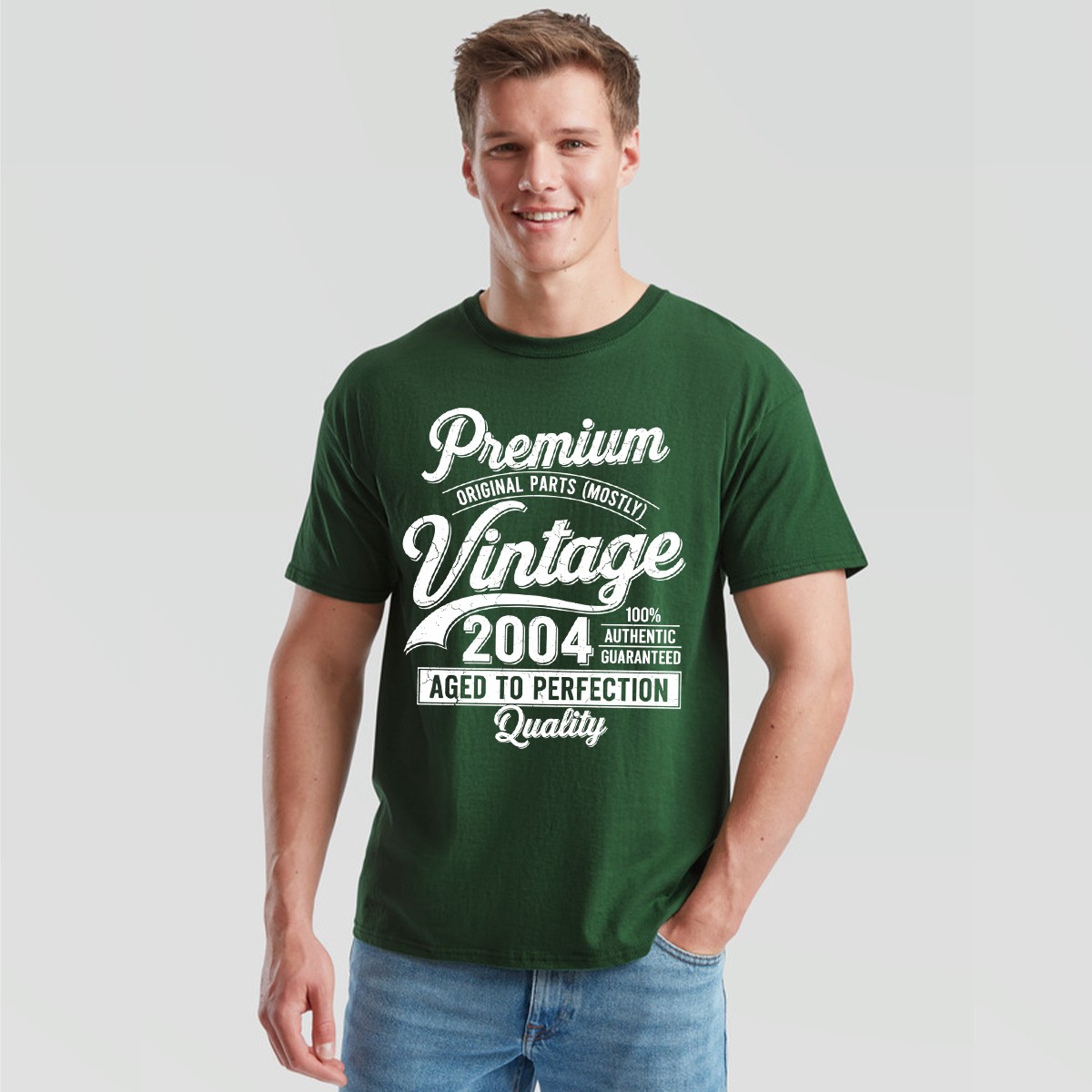 Premium Original Parts Mostly Vintage 2004 Classic 22nd Birthday Mens T-Shirt