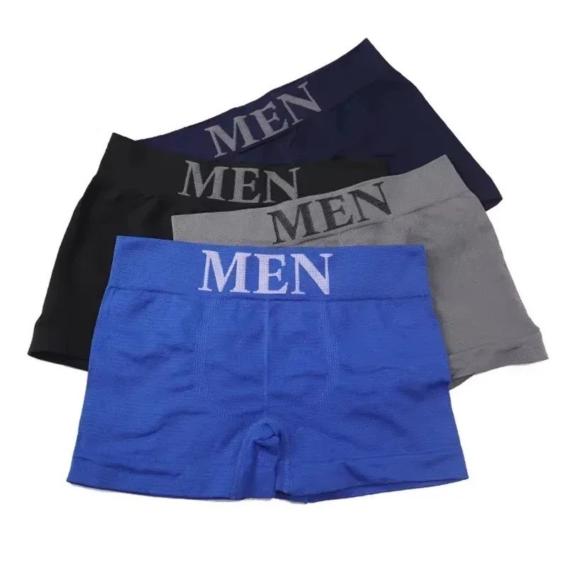 5 Pcs Men’s Boxer Briefs Breathable Soft Stretch Underwear High Elastic